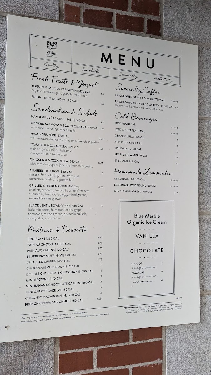 Le Pain Quotidien Menu-1
