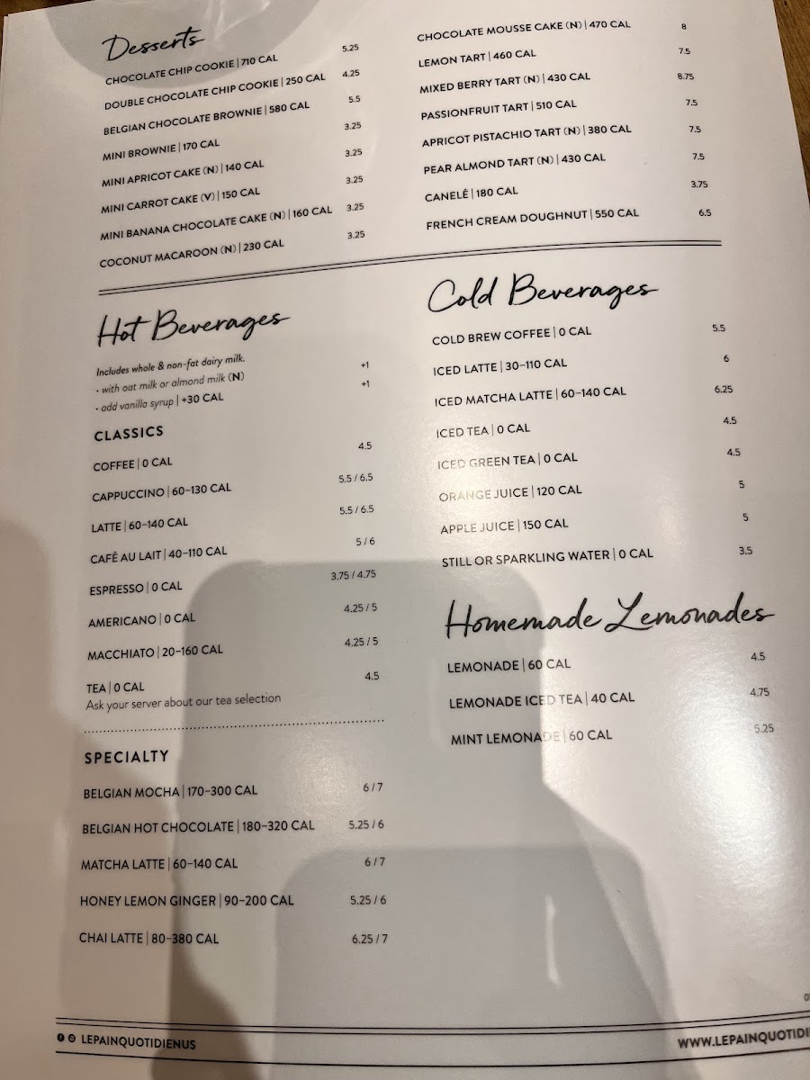 Le Pain Quotidien Menu-9